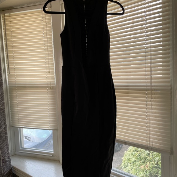 Rise of Dawn cutout front Midi Dress Black Size Small Never worn - Picture 2 of 3